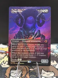 MTG: Lorwyn Eclipsed - Emptiness (Borderless) Foil M 0294 - Image 1