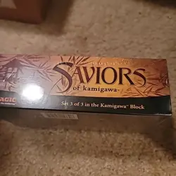 MTG Magic The Gathering SAVIORS OF KAMIGAWA Sealed Booster Box English 653569013396 - Image 3