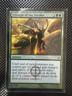 MTG Triumph of the Hordes New Phyrexia Foil Near Mint - Image 1
