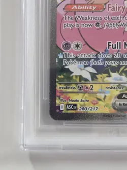 BGS 9.5 Lillie’s Clefairy ex 280 SIR – Ascended Heroes Pokemon beautiful - Image 3