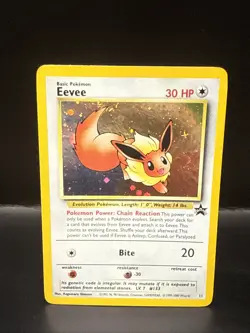 Pokemon - Eevee 11/53 - Wotc - Black Star Promo Holo Q - Image 1