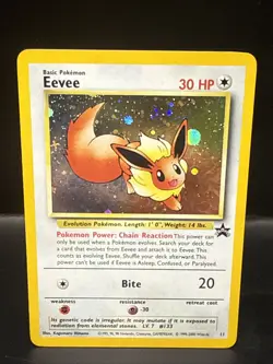 Pokemon - Eevee 11/53 - Wotc - Black Star Promo Holo H - Image 1