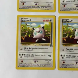 2000 POKEMON MOVIE JIGGLYPUFF #7 BLACK STAR PROMO LOT OF 6 CARDS - Image 3