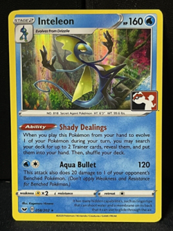 Pokemon - Inteleon - 058/202 - Holo League Promo - Sword and Shield - NM/M 820650813443 - Image 1