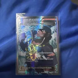 Pokemon TCG Archie's Ace in the Hole 157/160 Primal Clash Full Art Holo Ultra R… - Image 1