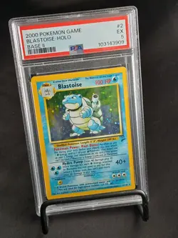 Blastoise - Pokemon Base Set 2 2/130 - Holo - Grade 5 - Image 1