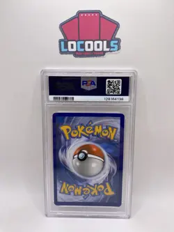 2017 POKEMON SUN & MOON CRIMSON INVASION #110 FULL ART/LUSAMINE PSA 8 - Image 2