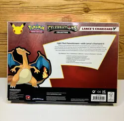 Pokemon Celebrations Collection Lance's Charizard V Promo Box - Factory Sealed 820650809392 - Image 2