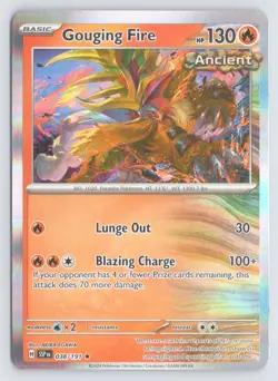 Gouging Fire 038/191 Rare Surging Sparks Pokemon Holo Near Mint - Image 1