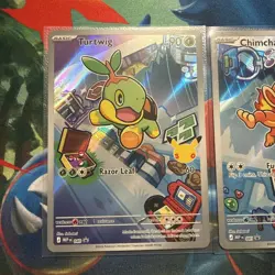 Pokemon: First Partners - 040 Turtwig, 041 Chimchar and 042 Piplup - Black Star - Image 2