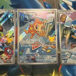 Pokemon: First Partners - 040 Turtwig, 041 Chimchar and 042 Piplup - Black Star - Image 3