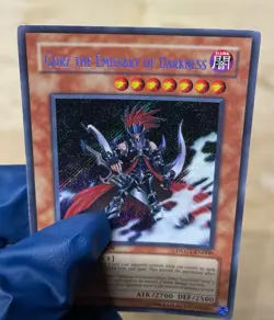 Yugioh Gorz The Emissary Of Darkness Secret Rare DLG1-EN000 Limited Edition HP - Image 2