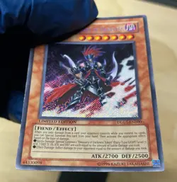 Yugioh Gorz The Emissary Of Darkness Secret Rare DLG1-EN000 Limited Edition HP - Image 4