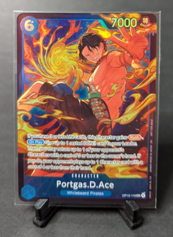 One Piece TCG Portgas D. Ace OP13-119 – Treasure Cup Winner – NM - Image 1