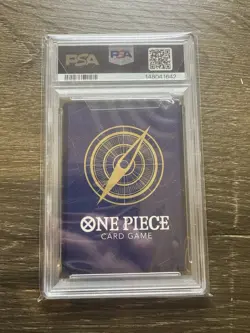 2025 ONE PIECE OP08-052 ROYAL BLOOD PORTGAS D ACE TREASURE RARE TR PSA 10 - Image 2