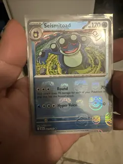 Seismitoad (Master Ball) 021/086 SV: Black Bolt Reverse Holo Pokemon Card - Image 2