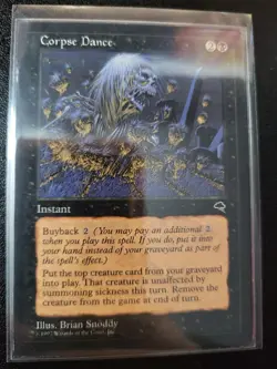 Magic the Gathering Corpse Dance Tempest Regular Rare Card - Image 1