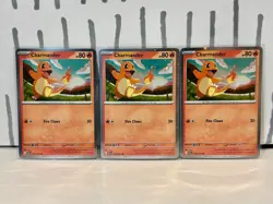 3 x Charmander Promo 020/217 Ascended Hero’s Cosmos Holo Pokemon Card NM - Image 1