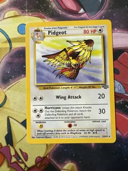 Pidgeot 24/64 Non Holo Jungle Set Rare Pokemon Card LP - Image 1