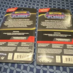 Pokemon Mega Evolution Phantasmal Flames Blister Pack Promo Card Art Set - Image 2