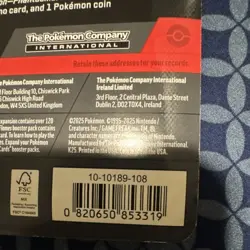 Pokemon Mega Evolution Phantasmal Flames Blister Pack Promo Card Art Set - Image 3