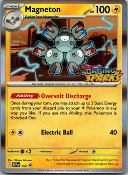 Magneton Promo Holo SV: Scarlet & Violet Promo Cards 153 NM - Image 1