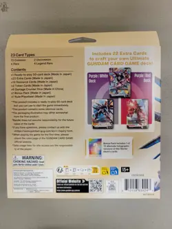 Gundam Card Game Ultimate Deck Destiny Ignition Bandai Namco Sealed - Image 2
