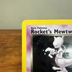 Pokemon TCG Gym Challenge Rocket's Mewtwo Holo Rare Card 14/132 NM - Image 2