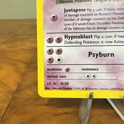 Pokemon TCG Gym Challenge Rocket's Mewtwo Holo Rare Card 14/132 NM - Image 5