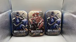 One Piece Card Game Mini-Tin Pack Set Vol.2 New Factory Sealed set of 3 - Image 1