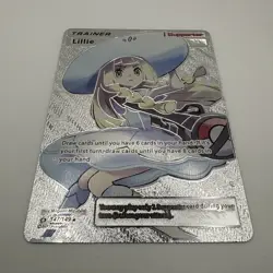 Lillie (Full Art) 147/149 SM Base Set Textured Metallic Foil Card - Image 2