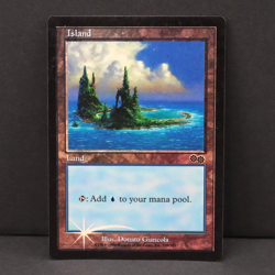 Island (338) - Foil Arena Promo - MTG Urza's Saga - MP - Image 2