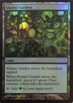 1x FOIL Khalni Garden (WWK)! SP/LP Free Shipping! - Image 1