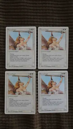 Magic: the Gathering / MtG Serra Angel x4 Revised - Image 1