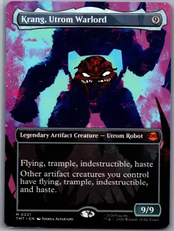 Krang, Utrom Warlord (Borderless) M Teenage Mutant Ninja Turtles 221 NM - Image 1