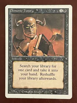 Demonic Tutor Revised Edition. Read the description. It’s worth your 10 seconds. - Image 1