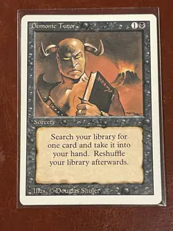 Demonic Tutor Revised Edition - Hey it’s me, the Second Copy! - Image 1