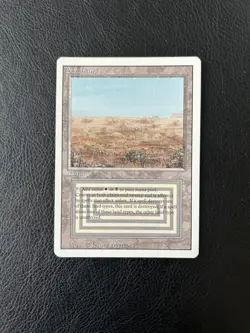 Magic the Gathering Scrubland Revised -LP/MP - Image 1
