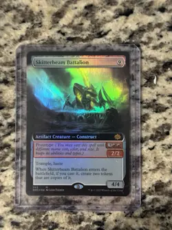 Skitterbeam Battalion Extended Art FOIL [The Brothers' War] Magic MTG - Image 1