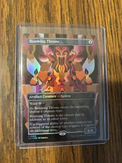 Roaming Throne (Borderless) - The Lost Caverns of Ixalan (LCI)NM Foil - Image 1