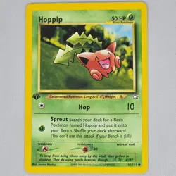 Hoppip 61/111 Neo Genesis 1st Edition Common Vintage Pokemon Card TCG English LP - Image 1