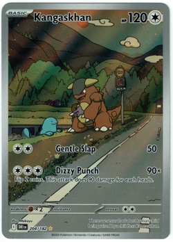 Kangaskhan 204/182 Sv10: Destined Rivals Holo Full Art Illustration Rare Pokemon - Image 1