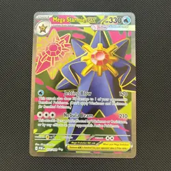 Pokemon TCG- Mega Starmie ex - 102/088 - ME03: Perfect Order Full Art Holo - Image 1