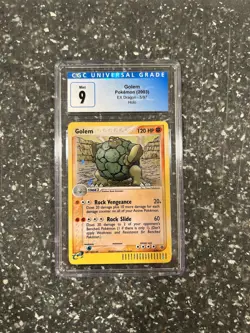 2003 Pokemon EX Dragon Golem Holo Rare 5/97 CGC Mint 9 - Image 1
