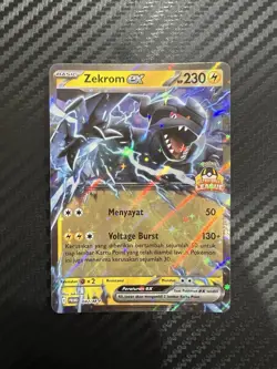 Pokemon Zekrom ex 042/M-P - Ultra ball League Top 4 Prize - INDONESIAN POP 44 - Image 1