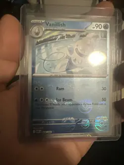 Pokemon TCG Vanillish (Master Ball Pattern) 028/086 SV: White Flare Common NM - Image 1