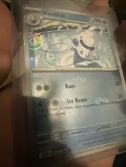 Pokemon TCG Vanillish (Master Ball Pattern) 028/086 SV: White Flare Common NM - Image 3