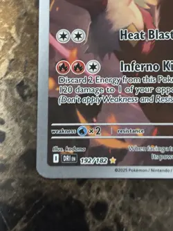 Pokemon TCG Blaziken 192/182 Illustration Rare Destined Rivals NM/M - Image 5