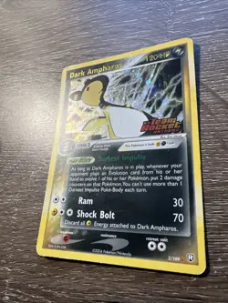 Pokemon Dark Ampharos 2/109 Reverse Foil Holo Rare EX Team Rocket - Image 2