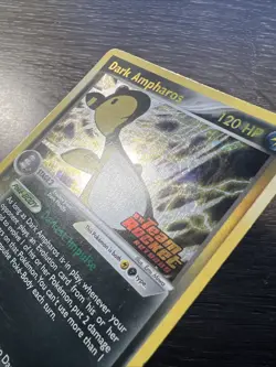 Pokemon Dark Ampharos 2/109 Reverse Foil Holo Rare EX Team Rocket - Image 3